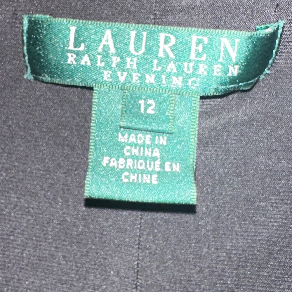 Like New Lauren Ralph Lauren Black Sequin Embellished Maxi Dress - Picture 9 of 15